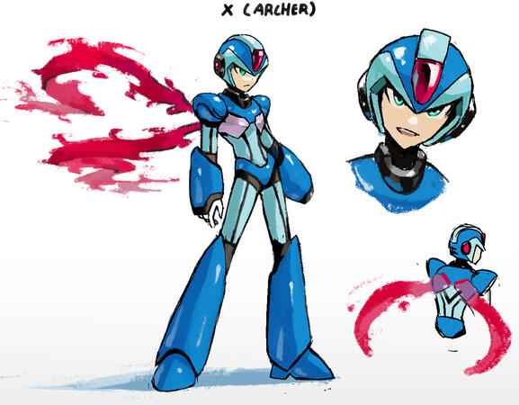 MegaManX redesign for my Fate X MegaManX fanfic