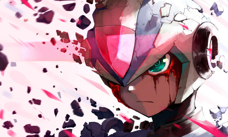 X is angry and injured, and he is crying blood. Somebody get him a Livesaver!