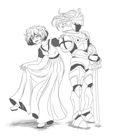 gurl and knight